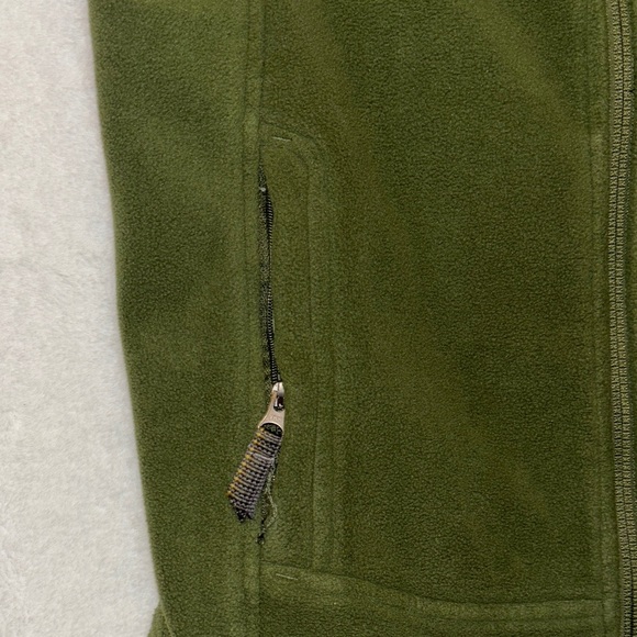 REI Olive Fleece Vest - Picture 3 of 7